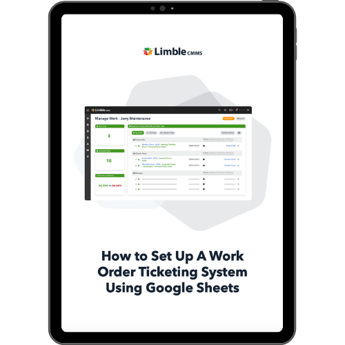 Free Work Order Ticketing & Management Template Limble CMMS